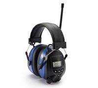 PROTEAR casque anti bruit bluetooth, radio numérique FM/AM et microphone intégré, écouteurs à réduction de bruit Rechargeable pour le travail et l'industrie, SNR 30dB