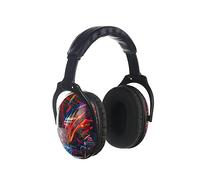 PROTEAR Casque Anti Bruit Enfant Facilement Réglable Pliable, Protection Auditive confortable avec Sac de Transport, SNR 28dB pour l’, Feux d’Artifice,étudier, Concert(Feux d’artifice noirs)