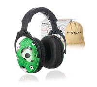 PROTEAR SNR 28dB Casque Anti Bruit Enfant - Protection auditive idéale pour les enfants sous les feux d'artifice, les voyages, les événements sportifs et les environnements bruyants(Football)