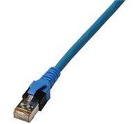 PROTEC 05300598 Câble patch 1PROT sans halogène Cat6A-ISO 4P26 S/FTP 2 x RJ45 2 m Bleu