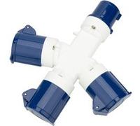 Protec - Adaptateur femelle 3xCEE17 / mâle CEE17