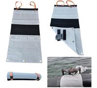 Protec Sea Tapis de Protection/Chasse sous Marine/Plongee/Passage Plongeur/PROTEGEZ Vos FLOTTEURS et Franc-Bords/Relevez Vos Lignes, Filets, casiers/Préparez Vos Poissons/ 50 * 100 cm Gris