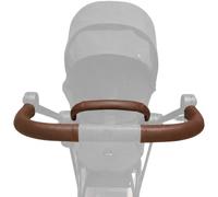 PROTEC TIF | Housses en similicuir compatibles avec le guidon de CYBEX MIOS - Marron foncé