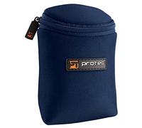 Protec Trompette/Small Brass Multiple (3 pièces) Pochette en néoprène pour Embouchure avec Fermeture éclair - Bleu (modèle N219BX)