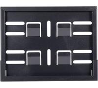 PROTECH Cadre Plaque D'Immatriculation 18 X 14 CM, NOIR, SUISSE