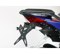 PROTECH Kit Porte-Plaque Pour APRILIA Tuono 457 457 ccm Avec Éclairage Noir
