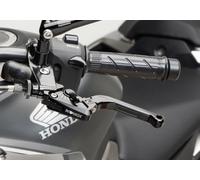 PROTECH Levier d'embrayage Race pliable noir | Compatible avec Kawasaki Z400 399 ccm, année de construction : 19 à 21