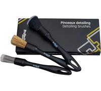 ProTech Monte-Carlo - Kit de 3 Pinceaux de Nettoyage Voiture - Pinceaux Doux et Souples pour Nettoyer Jantes, Habitacle et Extérieur