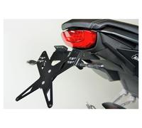 PROTECH Support Plaque Immatr. X-Shape pour divers modèles, en noir