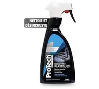 ProTechMC | Nettoyant Plastique Voiture Interieur & Extérieur | Toutes Surfaces Plastiques & Vinyles | sans Rinçage | Anti-Bactérien | Nettoie en Profondeur et Désincruste | Made in France | 500 ML