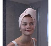PROTECHT DRYPLUS Serviette à Cheveux en Microfibre - Rose