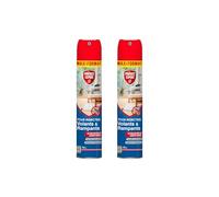 PROTECT EXPERT 2 Aérosols Foudroyants Insectes Volants & Rampants - 2x750ml - Moustiques Mites Alimentaires Insectes Rampants Fourmis Puces - Action Curative & Préventive VOLRAMP750X2