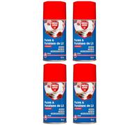 PROTECT EXPERT 4 Aérosols Anti Punaises De Lit & Anti Puces - Foudroyant - 4x150ml - Diffusion Automatique - Traite 100m3 - Efficace Contre Les Infestations PUPA150NX4