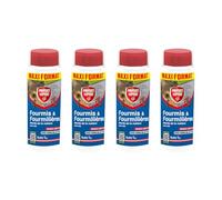 PROTECT EXPERT 4 Poudres Anti-Fourmis & Fourmilières - Action Choc - 4x1Kg | Action Choc & Longue Durée - Poudrage Arrosage Pulvérisation - Efficae Abords Maison Extérieur - FOURPOUD1000NX4
