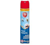 PROTECT EXPERT Aérosol Anti Insectes Volants | Maxi Format 750 ml | Insectes Volants Uniquement | Action curative & Préventive | Foudroyant | Prêt à l'emploi | VOL750