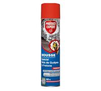 PROTECT EXPERT Aérosol Anti Nids De Guêpes & Frelons - 600ml - Mousse Et Jet Longue Portée - Traitement A Distance - Pulvérisation Jusqu’à 3 Mètres - Action Choc & Foudroyante GUEPMOUS600N