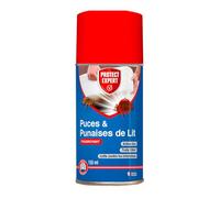 PROTECT EXPERT Aérosol Anti Punaises De Lit & Anti Puces - Foudroyant - 150ml - Diffusion Automatique - Traite 100m3 - Efficace Contre Les Infestations PUPA150N