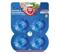 PROTECT EXPERT FBOIT4N Anti-Fourmis Boites appats, 4 x 2Gr