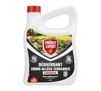 PROTECT EXPERT PROCOUR25 Désherbant Grandes Cours Allées Concentre 2,5 L Agit par Contact Et Permet D'éliminer Les Mauvaises Herbes Et Mousses,