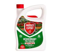 PROTECT EXPERT Désherbant Prêt À L'Emploi - Polyvalent - Effets Visibles Sous 2h - 2,5L - Jusqu’à 50m² Traités PROHERBIOPAL25N