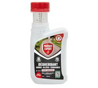 PROTECT EXPERT Désherbant Ultra Concentré - Cours Allées Terrasses - Effets Visibles Sous 3h - 400ml - Jusqu’à 177m² Traités - Bidon Auto Doseur PROCOURU400