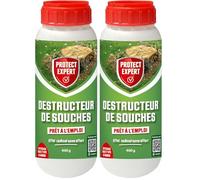 PROTECT EXPERT Déstructeur De Souche - 400g - Poudre A Epandre - Action Rapide - Fabriqué en France PRODSO400 (Lot de 2)