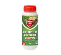 PROTECT EXPERT Déstructeur De Souche - 400g - Poudre A Epandre - Action Rapide - Fabriqué en France PRODSO400