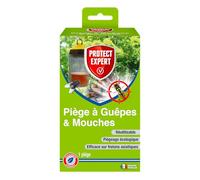 PROTECT EXPERT GUEPIEG Piège A Guêpes, Frelons Et Mouches Réutilisable A Poser Ou A Suspendre En Extérieur