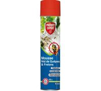 PROTECT EXPERT GUEPMOUS600 Aerosol Guepes & Frelons 600 ML : Mousse Et Jet Longue Portee Traitement A Distance