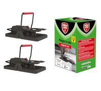 PROTECT EXPERT VICTOR RATAP2 Pièges À Rat - 2 Tapettes Plastiques - Rapide, Précis Et Faciles A Utiliser