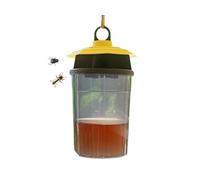 PROTECT EXPERT Piège a Guêpes, Frelons, Mouches - Adapté Aux Frelons Asiatiques - A Poser ou Suspendre - En extérieur - Réutilisable GUEPIEG