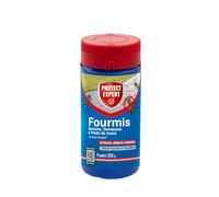 PROTECT EXPERT FOURPOUD250, Anti-Fourmis Poudrage | Jusqu'à 75m2 traités, Action Choc et Protection Longue durée, 250 GR