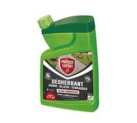 PROTECT EXPERT PROCOURB400 Désherbant Grandes Cours, Allées Ultra Concentre 400 ML Agit par Contact Et Permet D'éliminer Les Principales Mauvaises Herbes Et Mousses,
