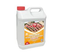 PROTECT EXPERT Traitement Terrasses Toitures & Murs - Contre Les Algues Lichens & Dépôts Verts - Prêt-À-Verser - 5L - Double Action - Préventif & Curatif AMTPB5N