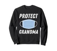 Protect Grandma Face Mask Social Distancing + Hygiene Masks Sweatshirt