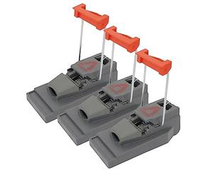 Protect Home Lot de 3 pièges à Souris Click de précision pour Lutter efficacement Contre Les Souris