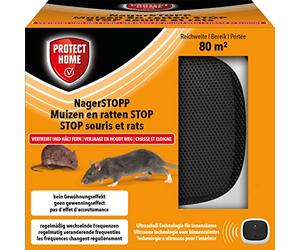 Protect Home NagerStop Répulsif électronique à ultrasons pour Rats et Souris pour 80 m²