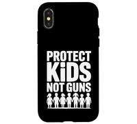 Protect Kids Not Guns Anti Gun Violence Coque pour iPhone X/XS