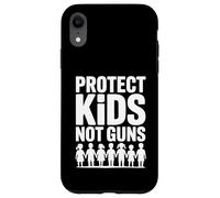 Protect Kids Not Guns Anti Gun Violence Coque pour iPhone XR