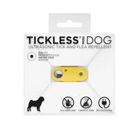 Protect One, Dispositif Ultrasonique Anti-Tiques et Puces pour Chiens, Design Compact et Léger, Autonomie de 10 Mois, Couleur Jaune, Taille Mini, Modèle Tickless