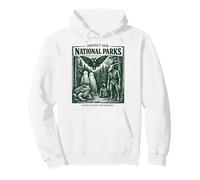 Protect Our National Parks Mothman Cryptid Weirdcore Horror Sweat à Capuche