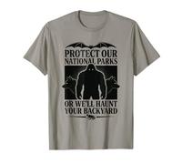 Protect Our National Parks Or We'll Haunt Your Backyard Men T-Shirt