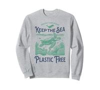 « Protect Our Ocean Keep The Sea Plastic Free » Jour de la Terre Sweatshirt