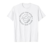 Protect Our Ocean Protect Our Future Tee Shirt Whale Ocean T-Shirt