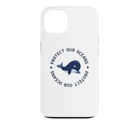Protect Our Oceans Orca Whale Cadeau pour Hommes, Femmes, Enfants, garçons et Filles Coque pour iPhone 13