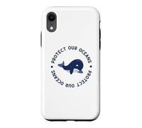 Protect Our Oceans Orca Whale Cadeau pour Hommes, Femmes, Enfants, garçons et Filles Coque pour iPhone XR
