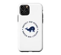 Protect Our Oceans Orca Whale Cadeau pour Hommes, Femmes, Enfants, garçons et Filles Coque pour iPhone 11 Pro