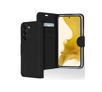 Protect Series - Etui à rabat pour téléphone portable - synthétique, silicone - noir - pour Samsung Galaxy S22