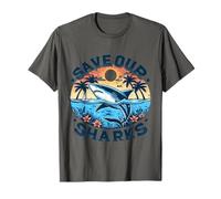 Protect The Shark Save the Ocean Save The Ocean Animals Retro T-Shirt