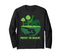 Protect The Wildlife | Nature Conservation Earth Day Animal Manche Longue